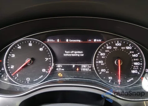 2014 Audi A6 3.0T Premium Plus from USA, damaged, VIN WAUHGAFC2EN004015